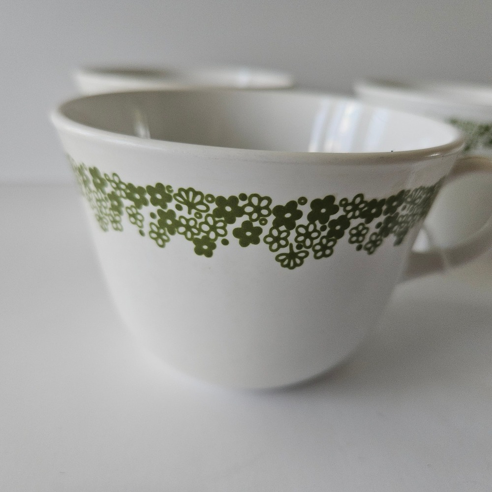 Corelle Livingware by Corning Spring Blossom Cups LOT of 4 - Tea Coffee Mug - Picture 2 of 10